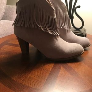 New Suede Fringe Boots